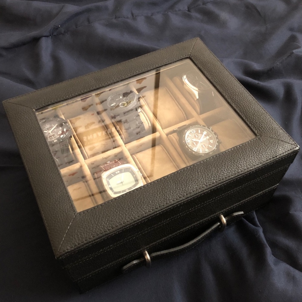 Fossil Multiple Watch Leather Case